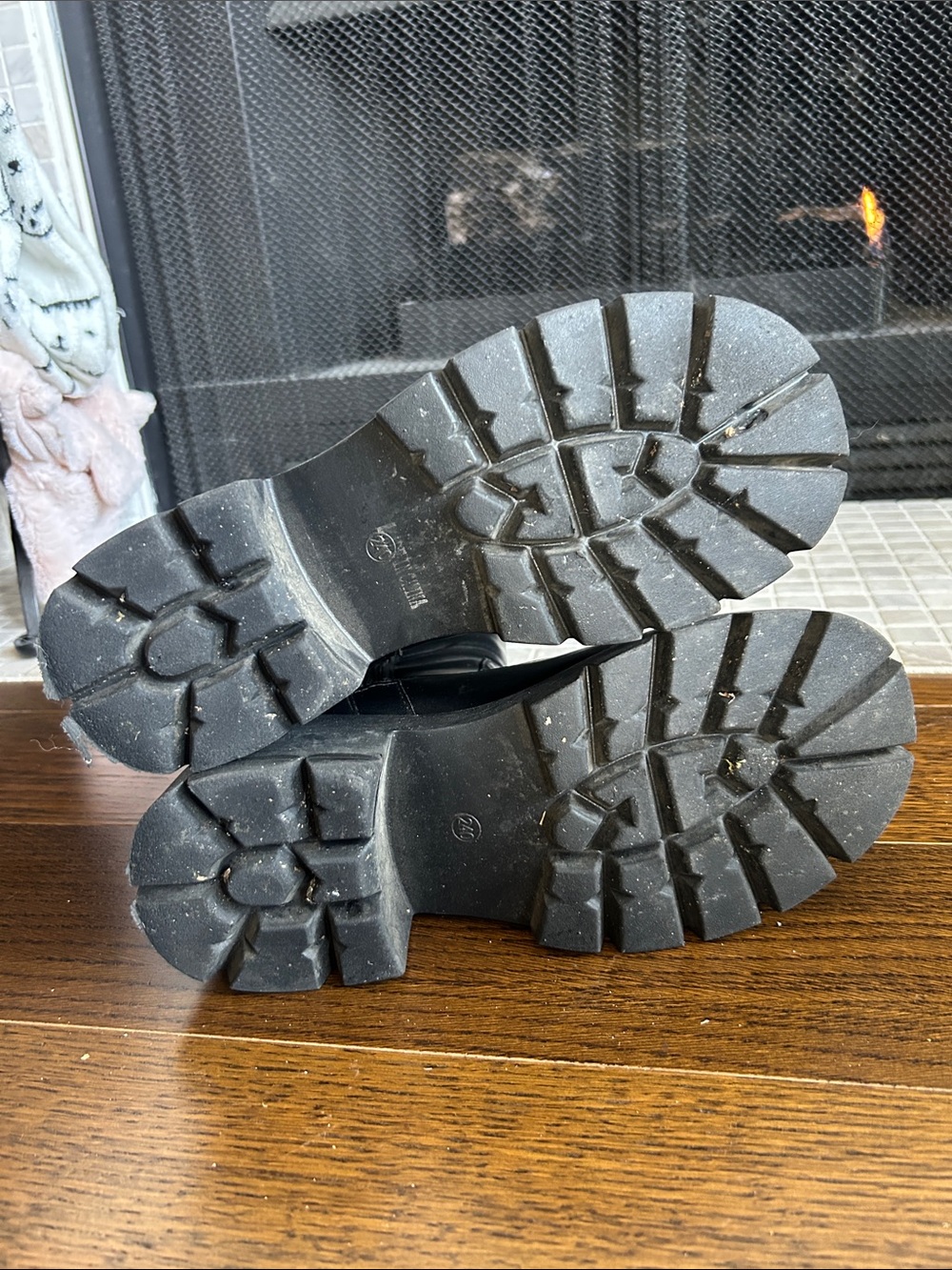Black Tall Platform Boots - Women - Picture 5 of 5